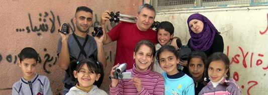 The courage of Kalandia Children is reality peace