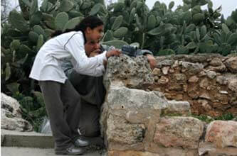 The courage of Kalandia Children is reality peace