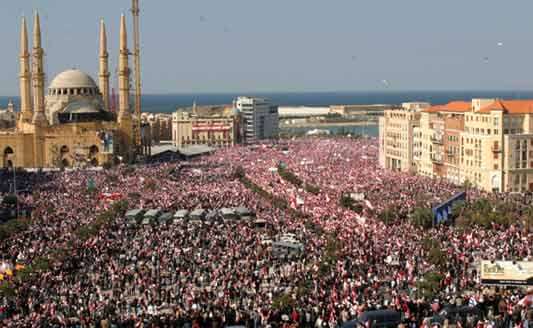 Beirut’s city centre: between images of the past and present reconstruction.