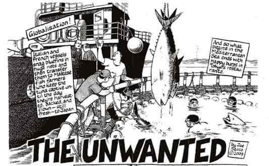 Not in my country, Joe Sacco