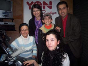 The encounter of people on the radio