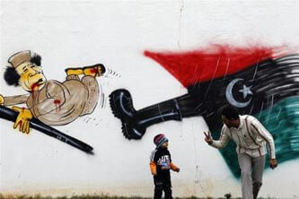 The joys and anger of the walls in Libya