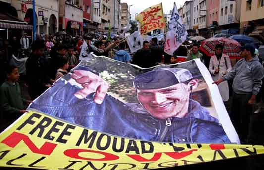 Portrait of a free rapper in prison