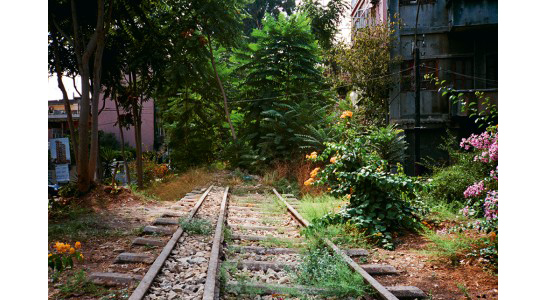 //Abandoned railway in Mar Mikhael, Beirut. Picture by AMI, from our book Beirut Re-Collected (Tamyras).