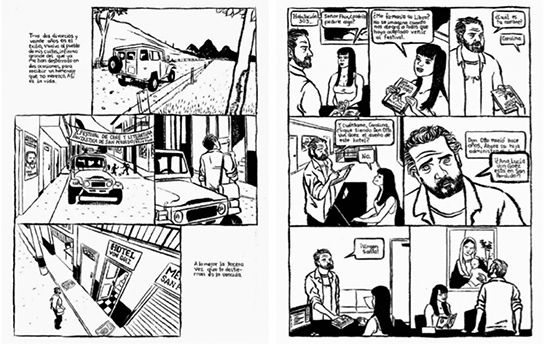 //A spread from Joni B's Ethnographic Study of San Perdido 