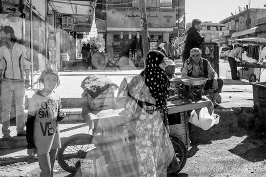 //The market area of al-Malikiyah (Derek in Kurdish). Photo by Younes Mohammad.