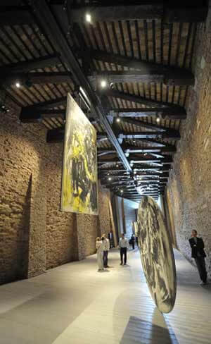 Venice, les oeuvres de Vedova dans le nouvel espace créé par Renzo Piano