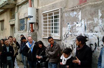 Visite à Bilal au camp de Dheisheh