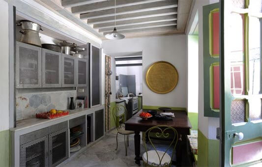 C’est une chambre bleue…