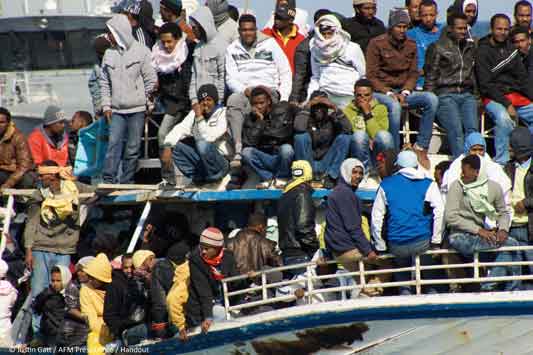 Le retour des bateaux