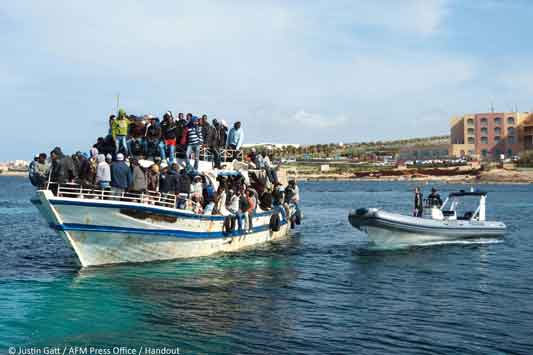 Le retour des bateaux