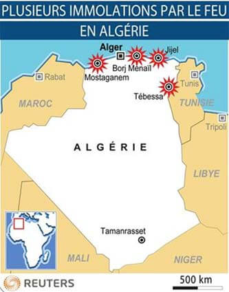Immolations en Algérie, le feu, jusqu’où? 