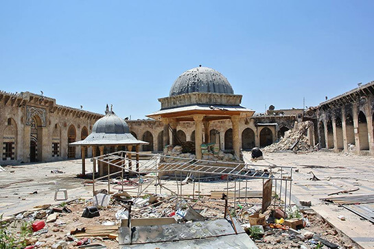 //Photo de Ammar Abd Rabbo, Mosquée des Omeyyades, Alep, mai 2013