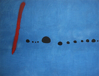 //« Bleu II » - © Joan Miró (1961)