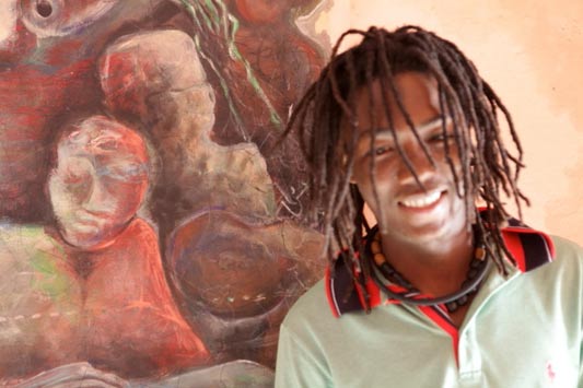 //Fodé Camara, alias ''LeDefo'', peintre