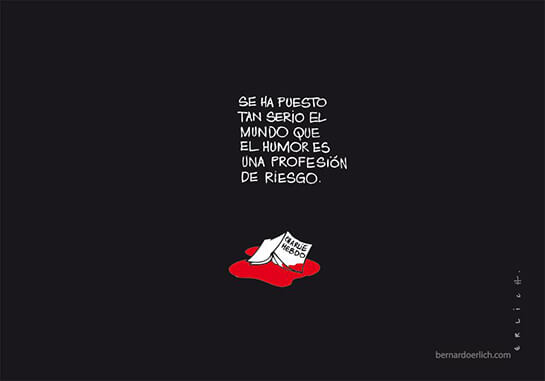 //Le dessinateur espagnol Bernardo Erlich - «Le monde est devenu si dur que dessinateur est un métier à risques»