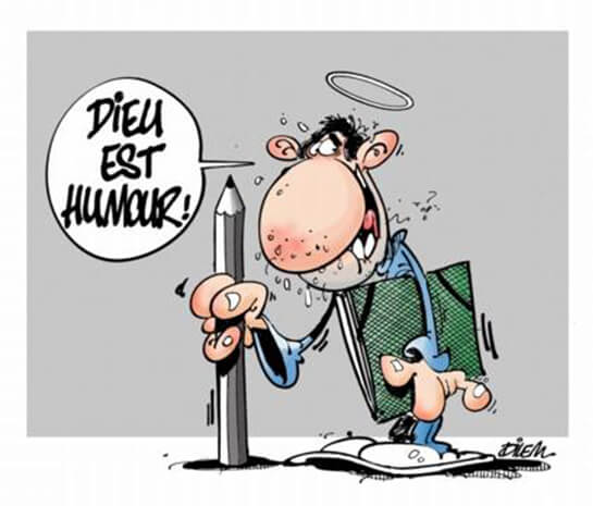 //Le dessinateur algérien Dilem