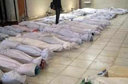 //Houla Massacare were 108 were killed among which more than 30 children under the age of ten.