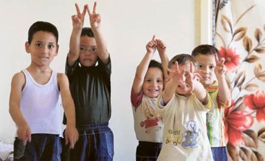 //“Syrian refugees in their temporary home in Jordan”. (Credits: Reuters)