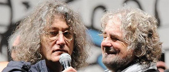 //Gianroberto Casaleggio et Beppe Grillo