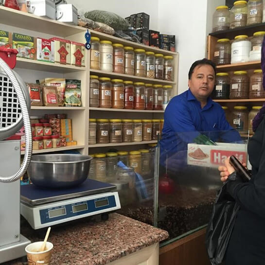 //Mohammed, Kurde syrien, a fui Alep il y a deux ans pour s'installer à Istanbul. © A.B.