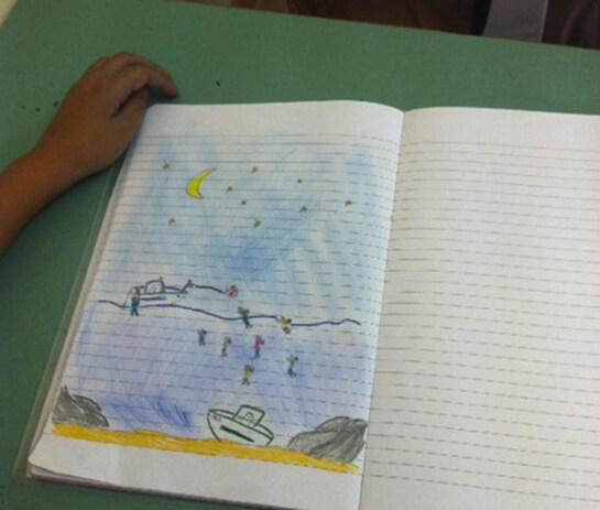 //Lampedusa. Cahier d’écolier