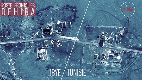 //Poste frontalier Dehiba. Crédit image: Malek Khadhraoui