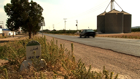 //Entrée de la ville de Gaafour. Image: Mohamed Haddad.