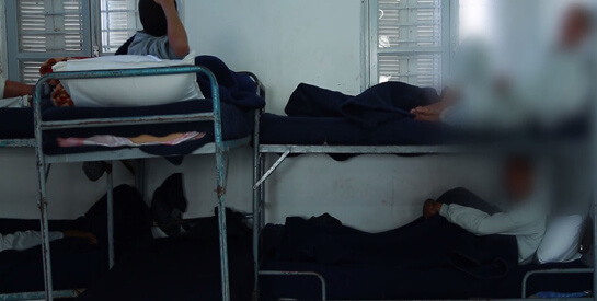 //Au dortoir du Centre de Rééducation de Sidi El Hani