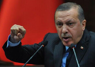 //Le Premier Ministre Turc Tayyip Erdogan