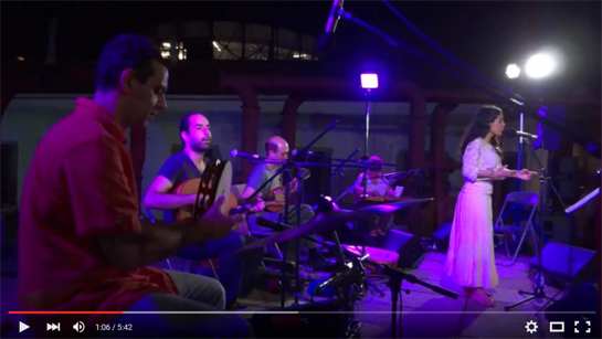 //Lamia Bedioui & The Desert Fish - Athamra (live teaser 2015)