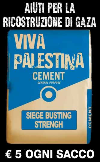 A Gaza cemento per le case distrutte