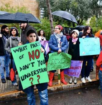 //Manifestazione in Libano