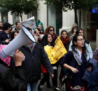 //Manifestazione in Libano