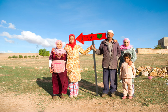 //“I love Torino” in arabo