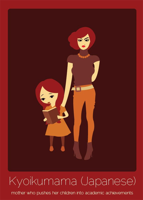 //24. Kyoikumama (giapponese): madre che pressa i figli perché abbiano grandi risultati a scuola
