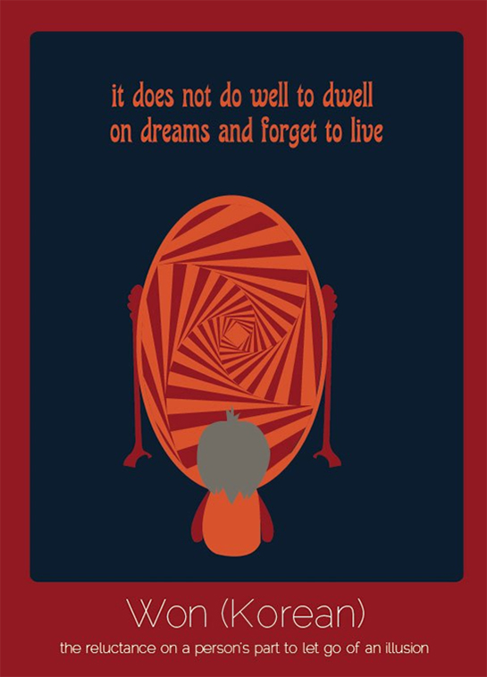 //27. Won (coreano): la difficoltà di una persona nel rinunciare a un’illusione per guardare in faccia la realtà