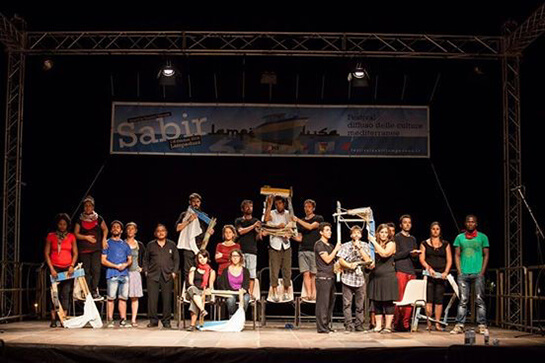//Lampedusa, 1 ottobre 2014. Evento di apertura del Festival Sabir. Foto di G.Pulice.