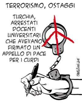 //Vignetta di Mauro Biani