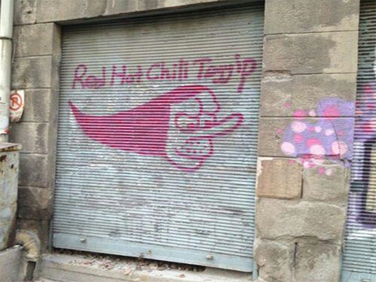 //"Red hot chili Tayyip" (contro il primo ministro Recep Tayyip Erdoğan che ha autorizzato l’uso eccessivo di spray al peperoncino)