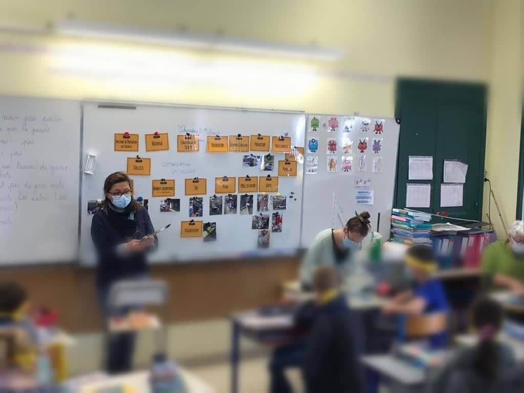 Intervention scolaire semaine du développement durable réemploi recyclerie au bonheur des bennes saint nazaire 44