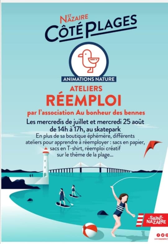 saint nazaire côté plages juillet aout réemploi