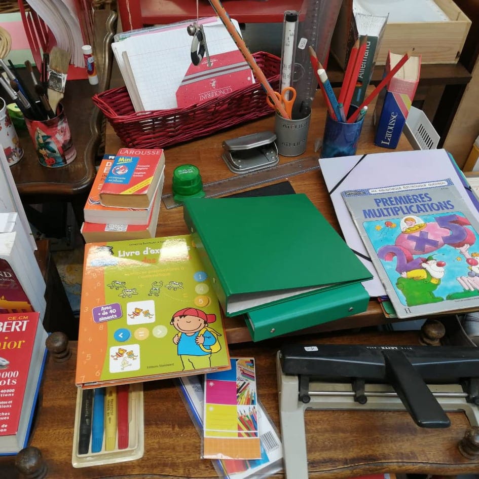 Rentrée scolaire seconde main recyclerie au bonheur des bennes saint nazaire 44