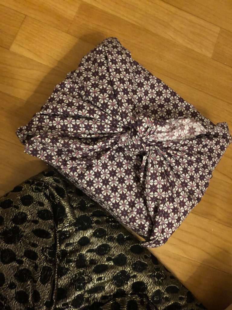 Emballage furoshiki japonaise zero dechet ecoresponsable au bonheur des bennes saint nazaire 44