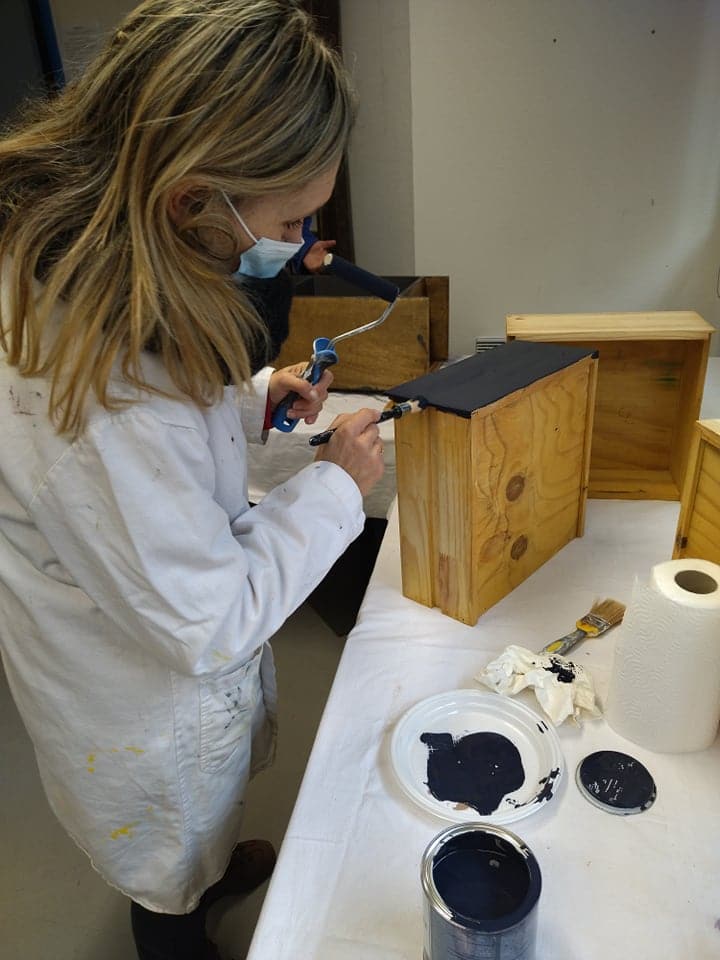 Atelier relooker un meuble janvier 2022 réemploi recyclerie au bonheur des bennes 44 saint nazaire