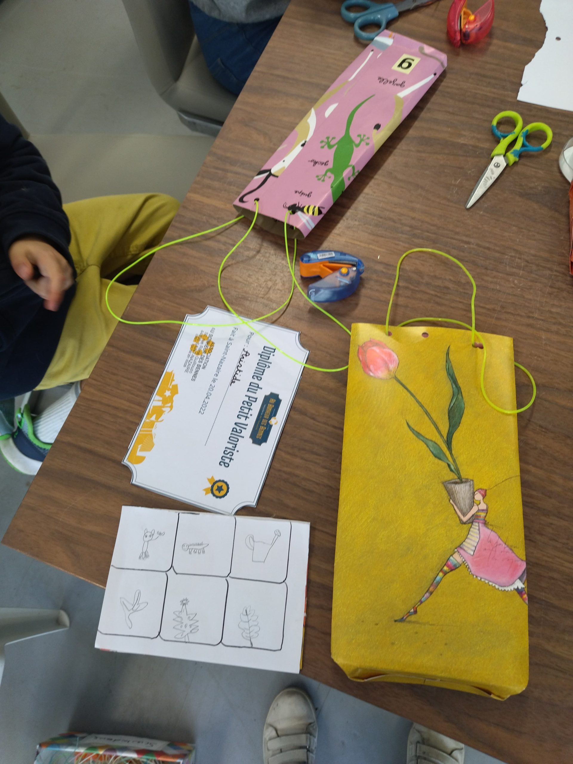 Atelier petite valoriste mercredi réemploi au bonheur des bennes saint nazaire 44