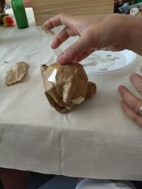 atelier marionnette Lyl Lunik réemploi créatif au bonheur des bennes recyclerie saint nazaire 44