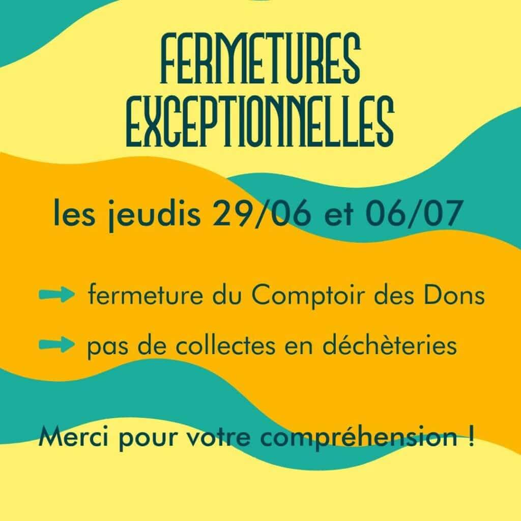 Au bonheur des bennes, recyclerie de Saint Nazaire, fermetures exceptionnelles 29 juin et 6 juillet 2023