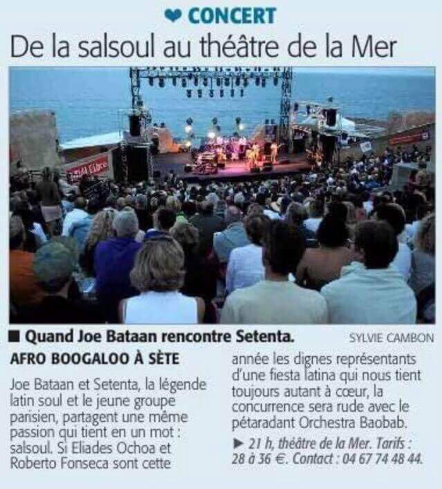 Joe Bataan Meets SETENTA @ Fiest'à Sète | SETENTA