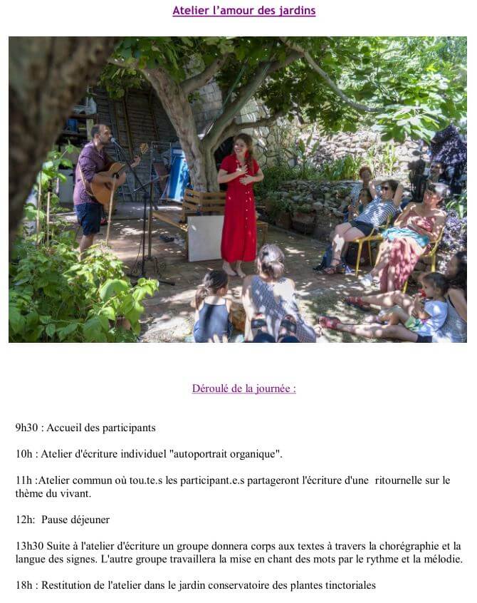 L'amour du jardin et du vivant | Vivant·e !